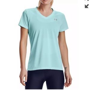 Teal Under Armour Heatgear V-Neck